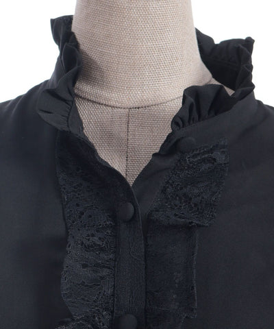 Classical Lacy Short Sleeve Blouse