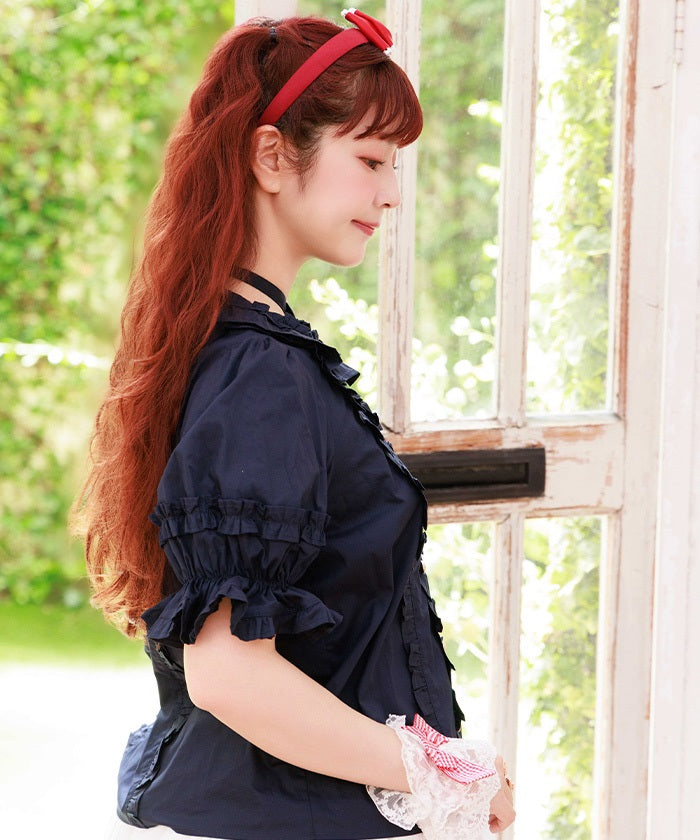 Square Neck Cotton Blouse (Time-limited Price)