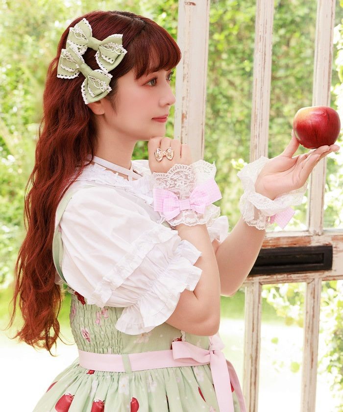 Square Neck Cotton Blouse (Time-limited Price)