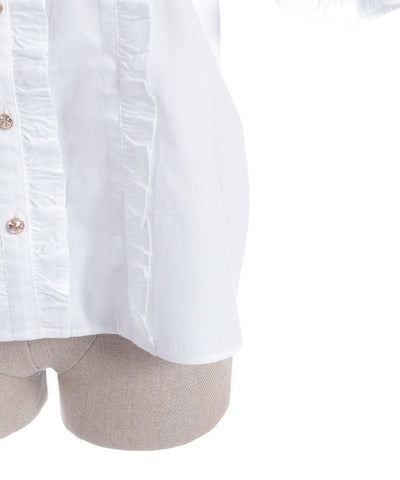 Square Neck Cotton Blouse (Time-limited Price)