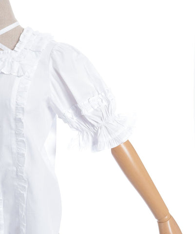 Square Neck Cotton Blouse (Time-limited Price)