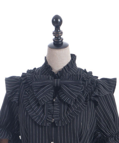 Striped Ribbon Blouse