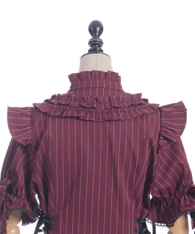 Striped Ribbon Blouse