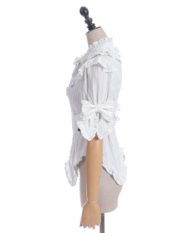 Striped Ribbon Blouse