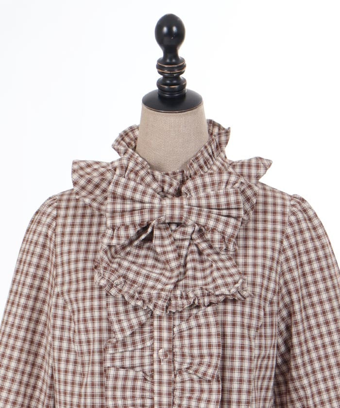 Plaid Pattern Blouse