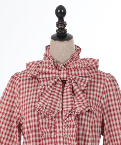 Plaid Pattern Blouse