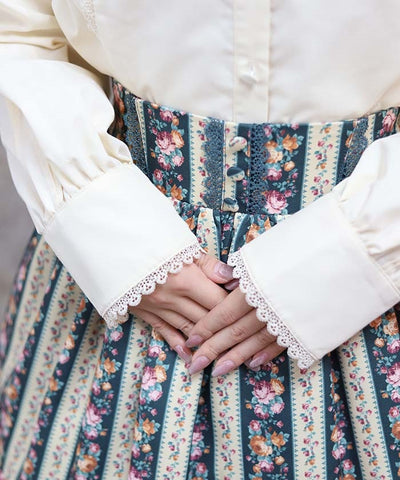 Tulle Lace Collar Blouse