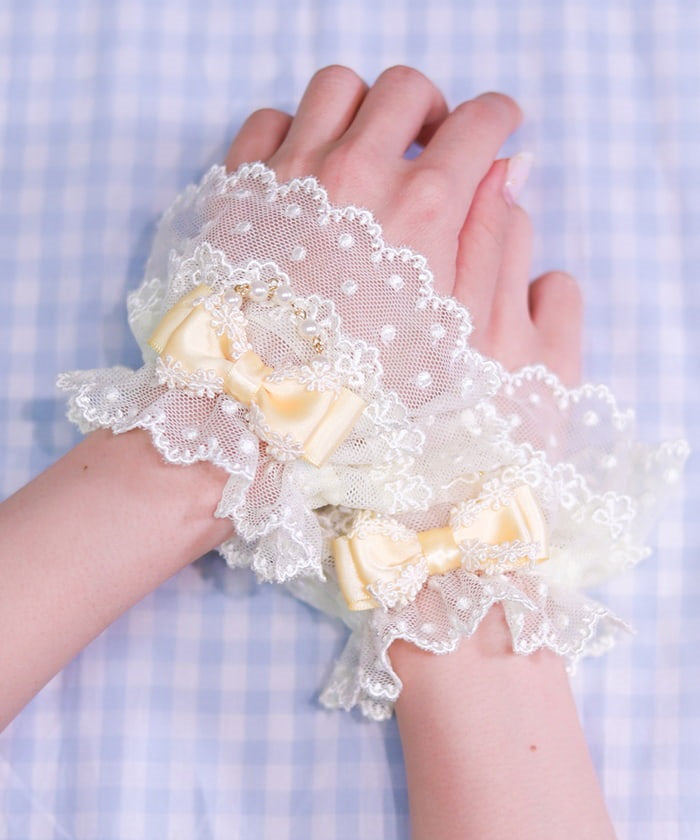 Fancy Ribbon Wrist Cuffs