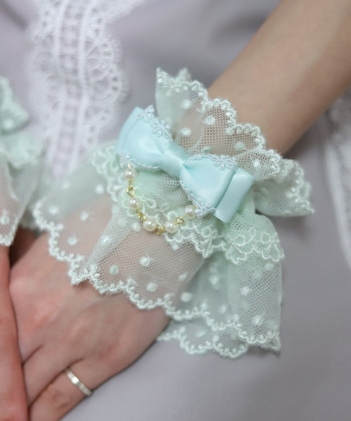 Fancy Ribbon Wrist Cuffs