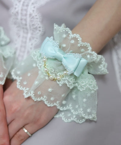 Fancy Ribbon Wrist Cuffs