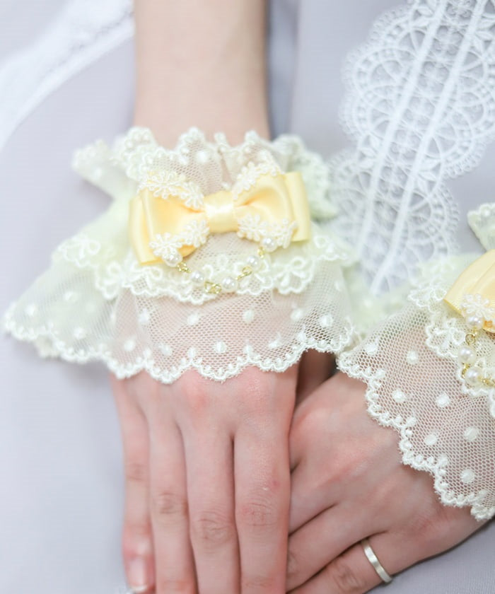 Fancy Ribbon Wrist Cuffs