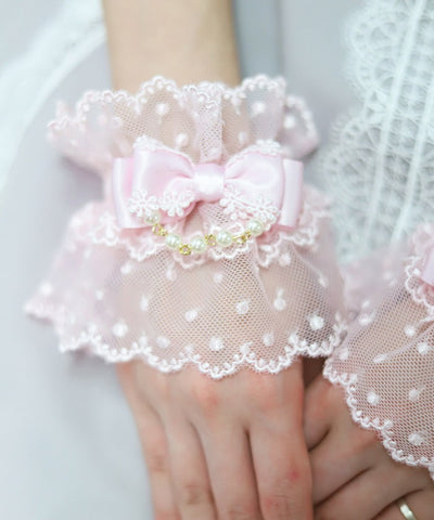 Fancy Ribbon Wrist Cuffs