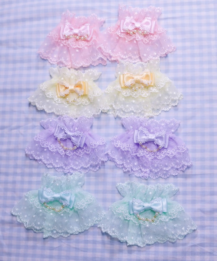 Fancy Ribbon Wrist Cuffs