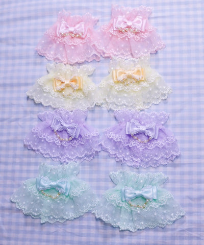 Fancy Ribbon Wrist Cuffs