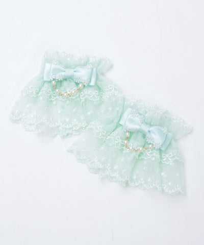 Fancy Ribbon Wrist Cuffs
