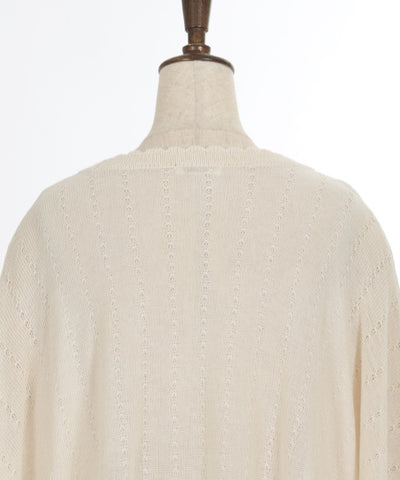 Lace & Rose Embroidery Poncho