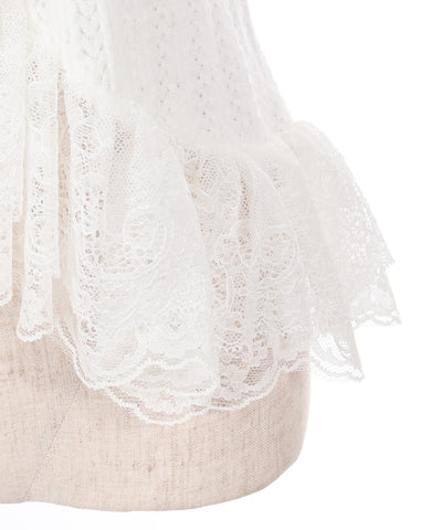 Lace Frill Knit Bolero