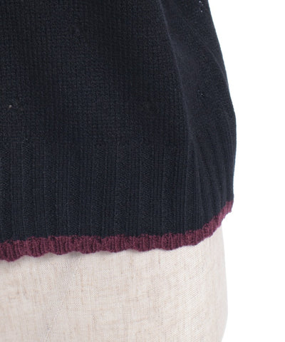 Flower Ribbon Embroidery Knit Cardigan