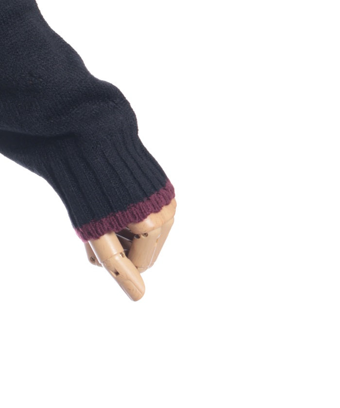 Flower Ribbon Embroidery Knit Cardigan