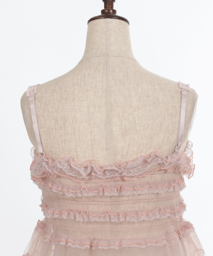 Frill Tulle Bustier