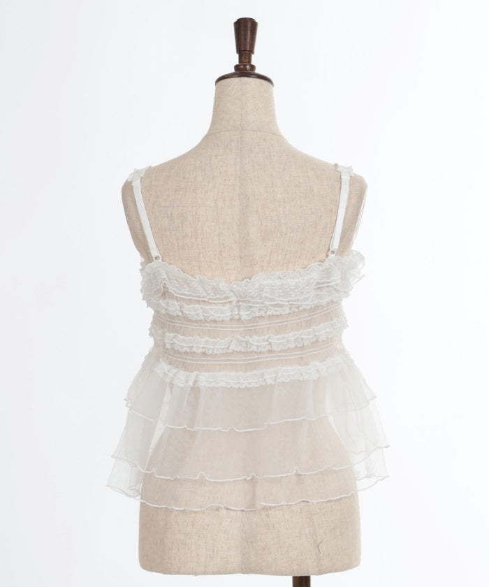 Frill Tulle Bustier