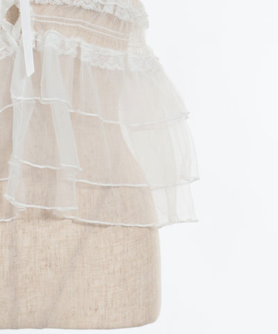 Frill Tulle Bustier