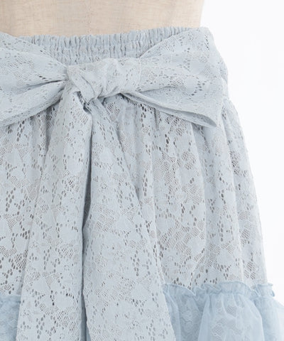 Full Lace Tiered Frill Skirt