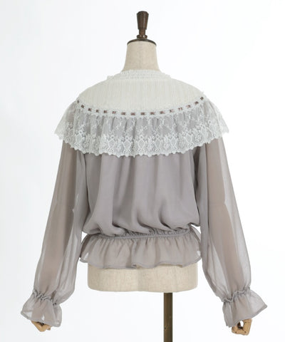 Tulle Lace Sheer Tops
