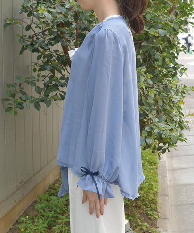 Irregular Hem Chiffon Cardigan