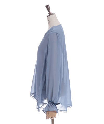 Irregular Hem Chiffon Cardigan