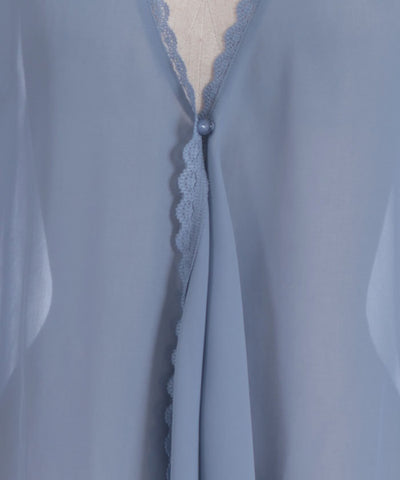 Irregular Hem Chiffon Cardigan