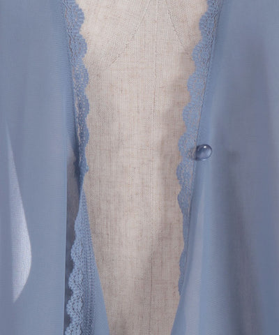 Irregular Hem Chiffon Cardigan