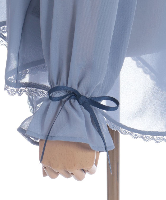Irregular Hem Chiffon Cardigan