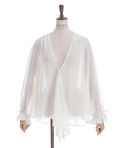 Irregular Hem Chiffon Cardigan