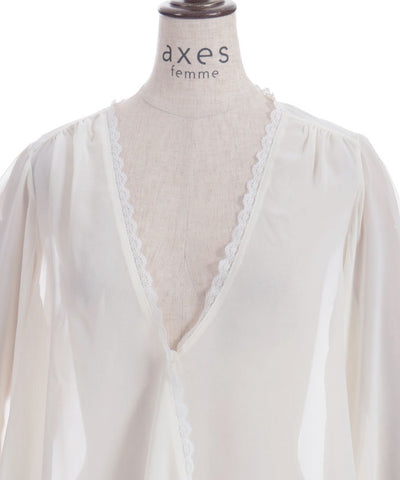 Irregular Hem Chiffon Cardigan