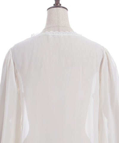 Irregular Hem Chiffon Cardigan