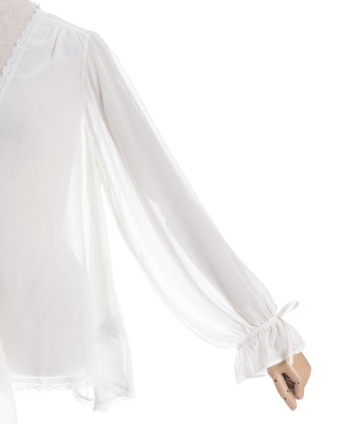 Irregular Hem Chiffon Cardigan