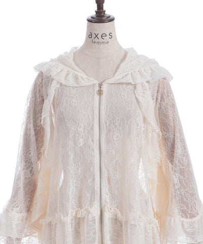 Tiered Lace Hoodie