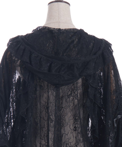 Tiered Lace Hoodie