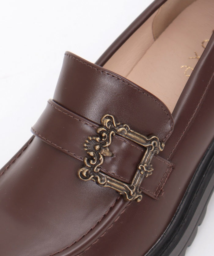 Buckle Design Loafers