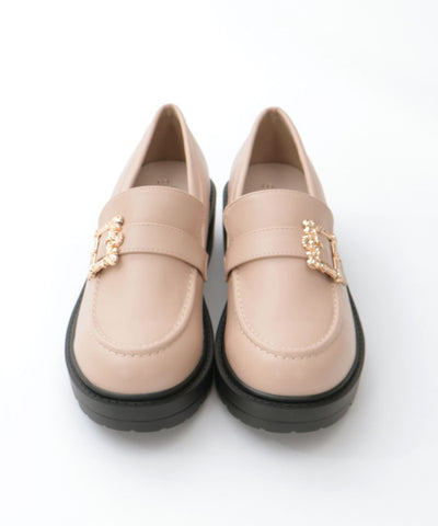 Buckle Design Loafers