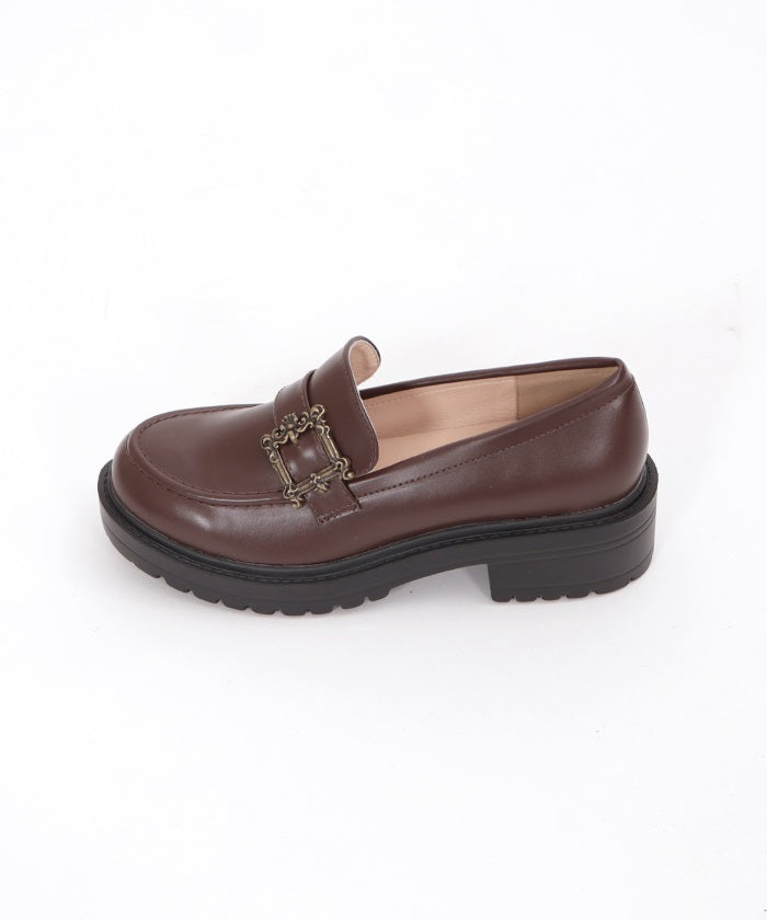 Buckle Design Loafers