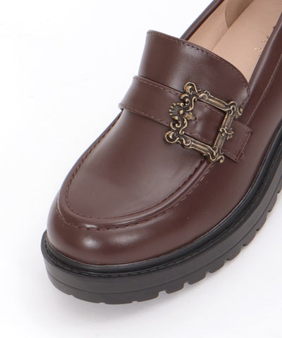 Buckle Design Loafers