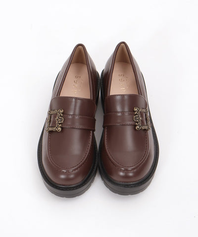 Buckle Design Loafers