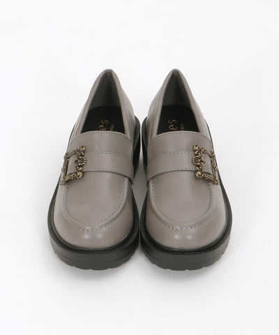 Buckle Design Loafers