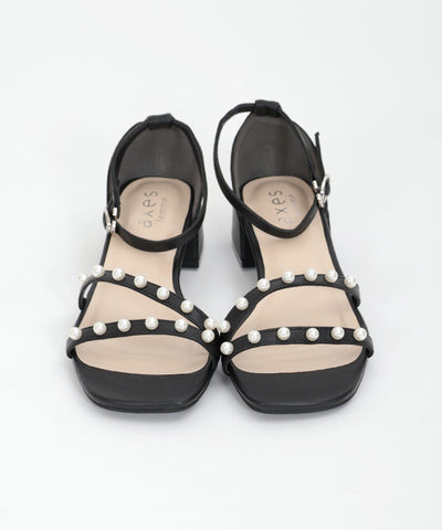 Pearl Strap Sandals