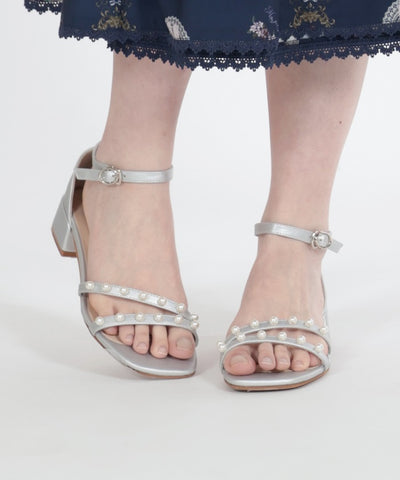 Pearl Strap Sandals