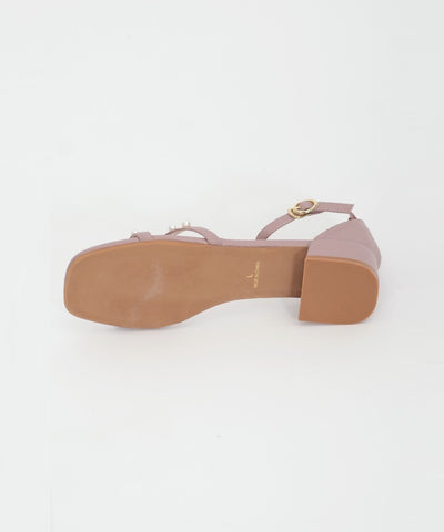 Pearl Strap Sandals