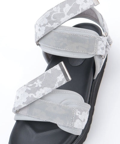 Lace Layered Belt Sport Sandals