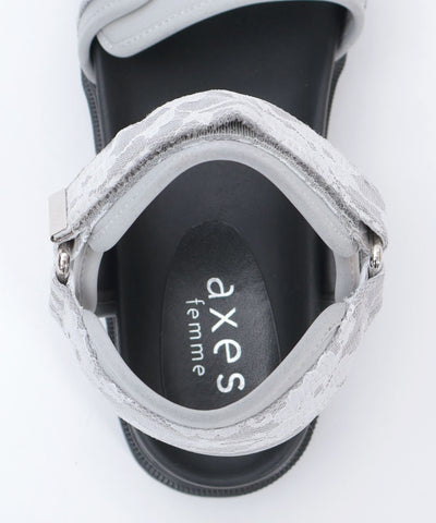 Lace Layered Belt Sport Sandals